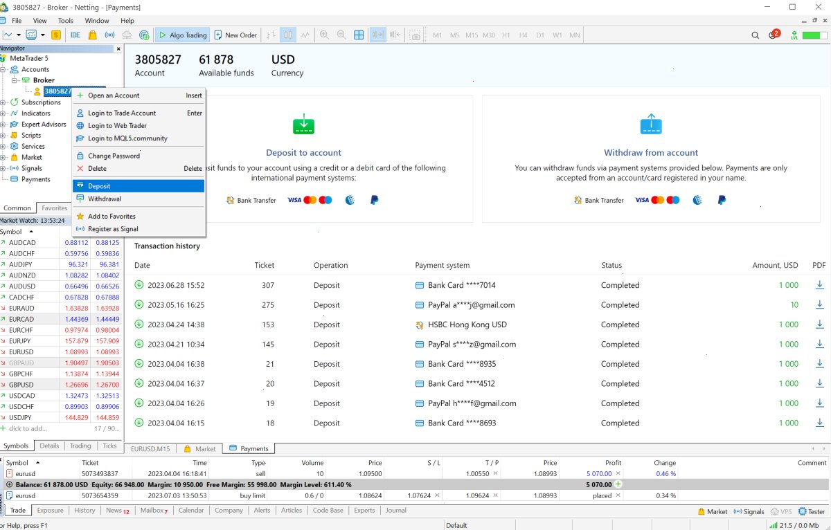 metatrader4下载_MT4_实用工具与辅助资源便捷入口站：MetaTrader 5 build 3950：在程序端出入金，更新的交易报告（封面配图）